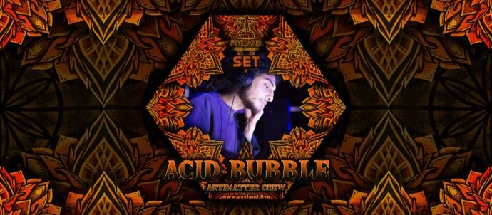 banner acid bubble show