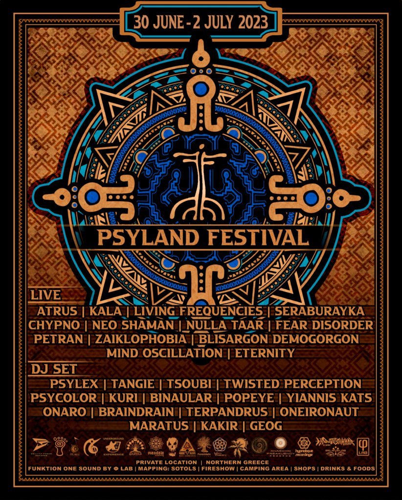 Psyland Festival flyer