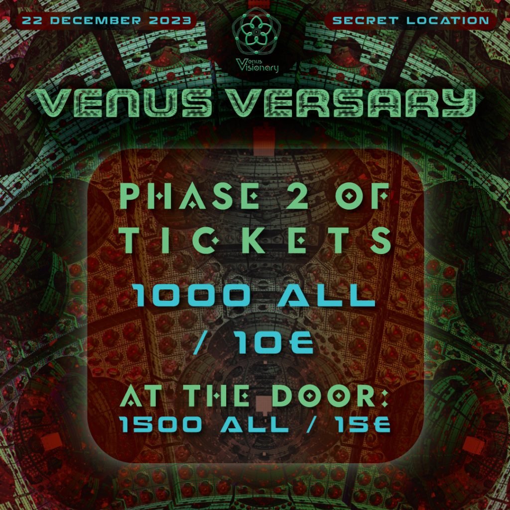 VENUS VERSARY - Psytrance Party